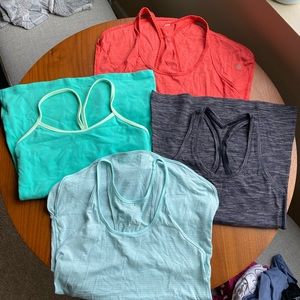 Lululemon tank top bundle (size 4/6)